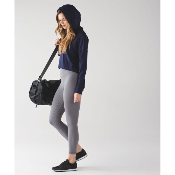 LULULEMON Ceremony Deep Indigo French Terry Hooded Sweatshirt, Size S - Picture 2 of 14